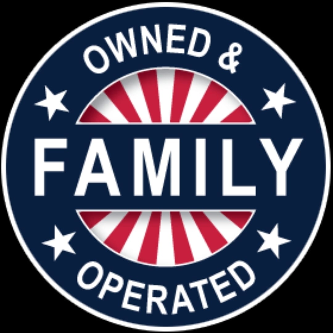 A family owned and operated business logo